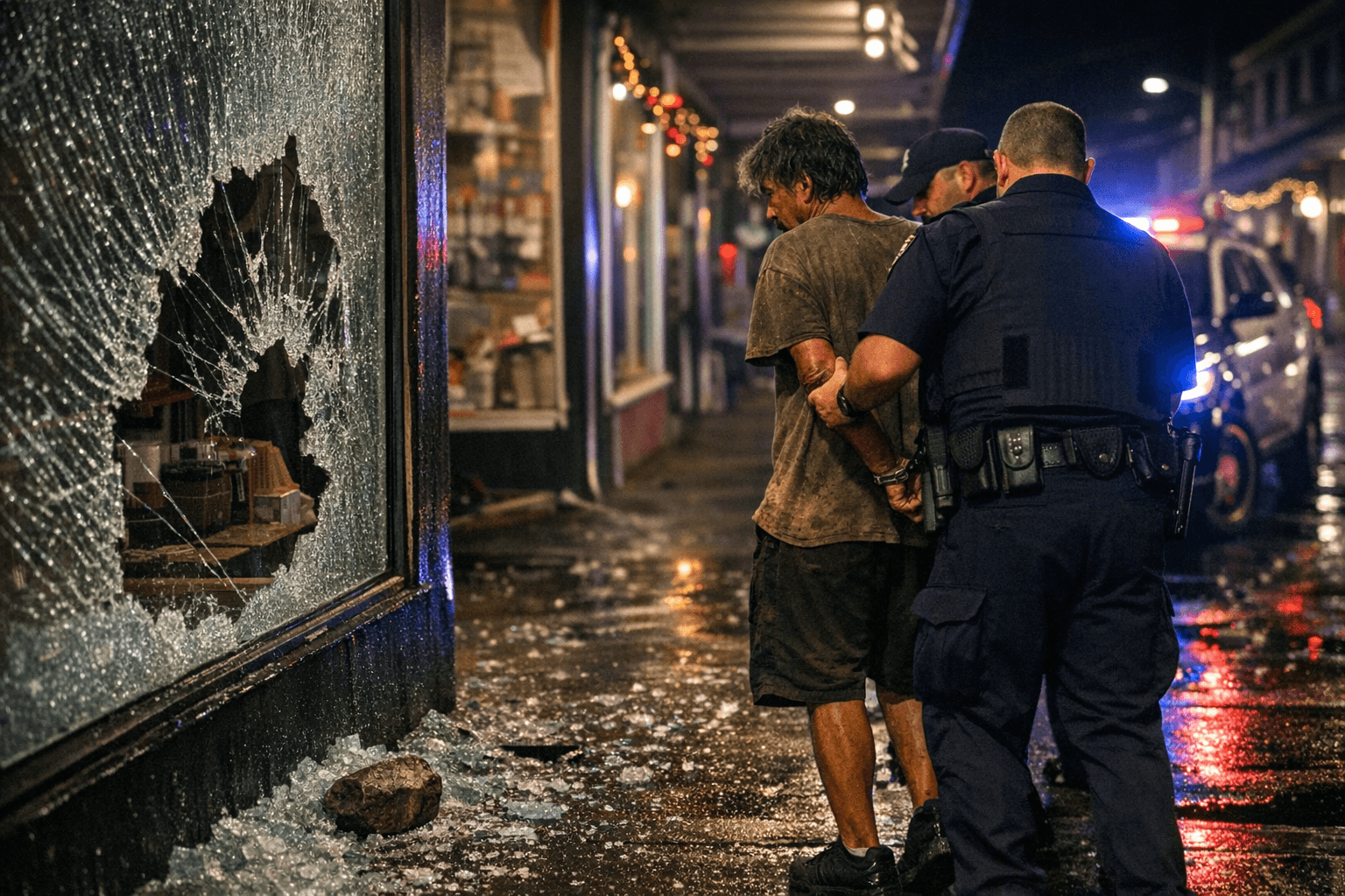 Man Charged After Multiple Window Breakings in Downtown Hilo