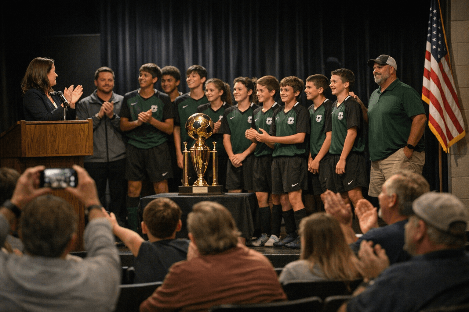 Decatur County Schools Honors DCMS Soccer Team, Celebrates Community Pride