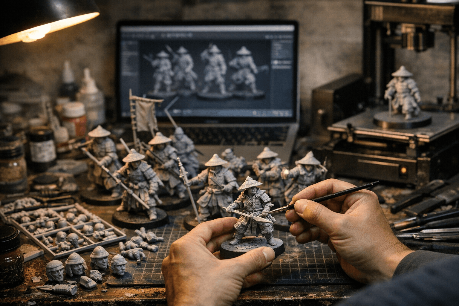 Kyoushuneko Releases Complete Peasant Militia Army Files for Kitbashing and Customization