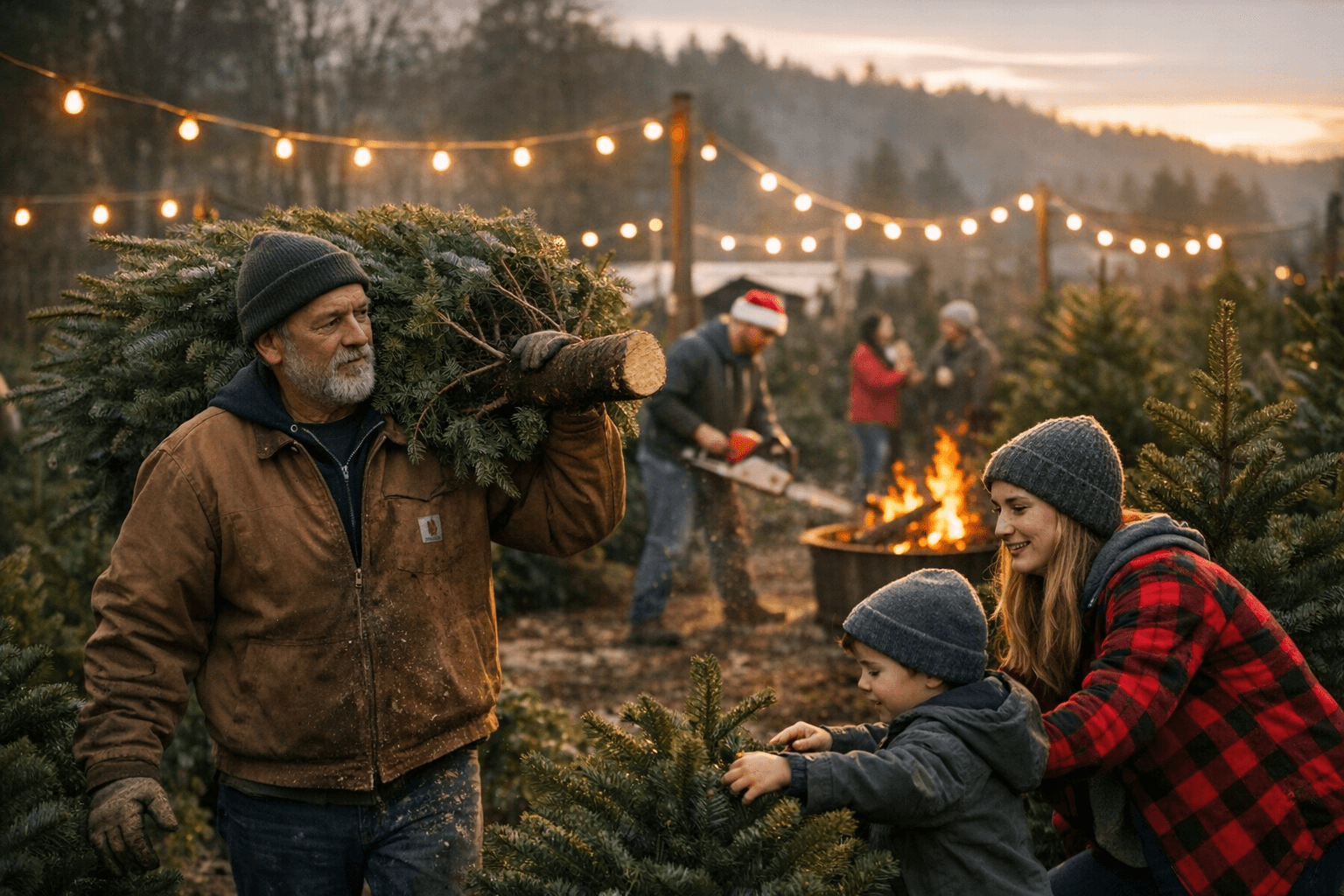 Christmas Tree Lots Bolster Humboldt County Economy and Community