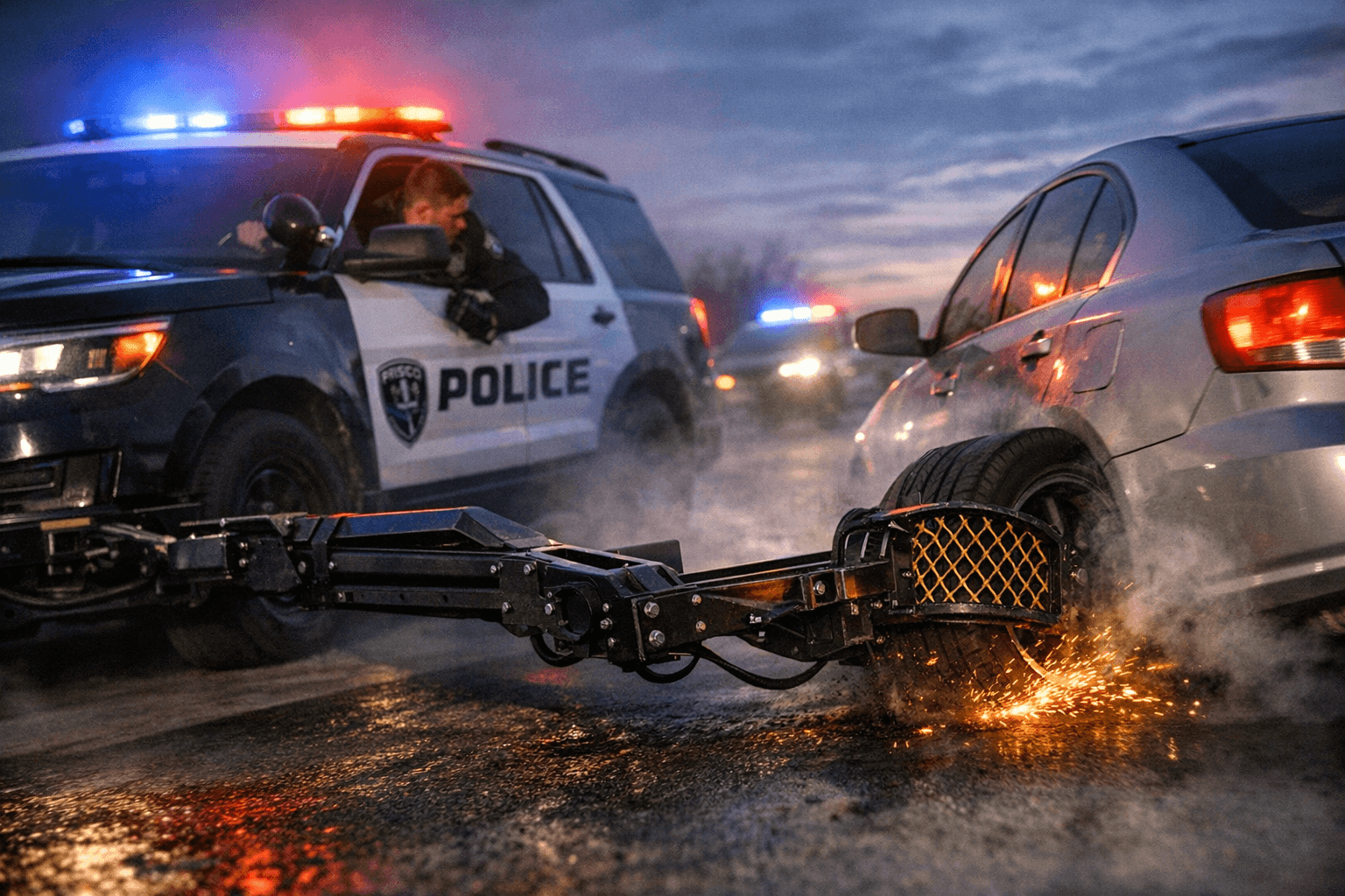 Frisco Police Deploy Grappler Device to Reduce High Speed Pursuits