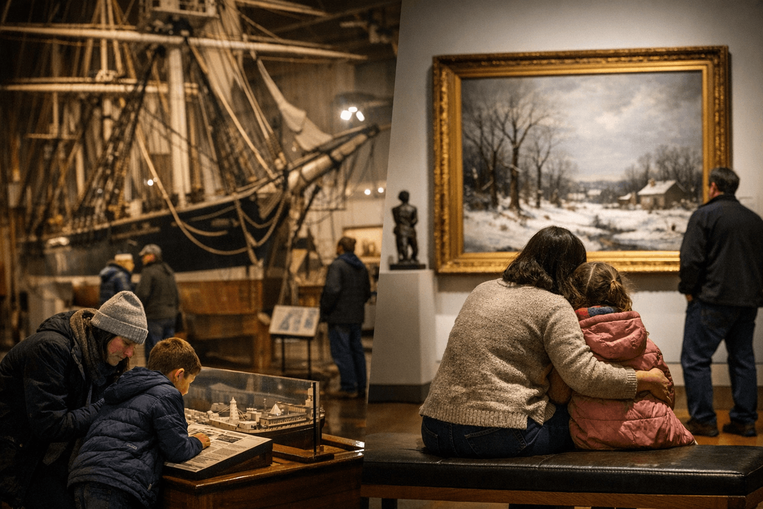 Maine Maritime and Bowdoin Art Offer Winter Options for Sagadahoc