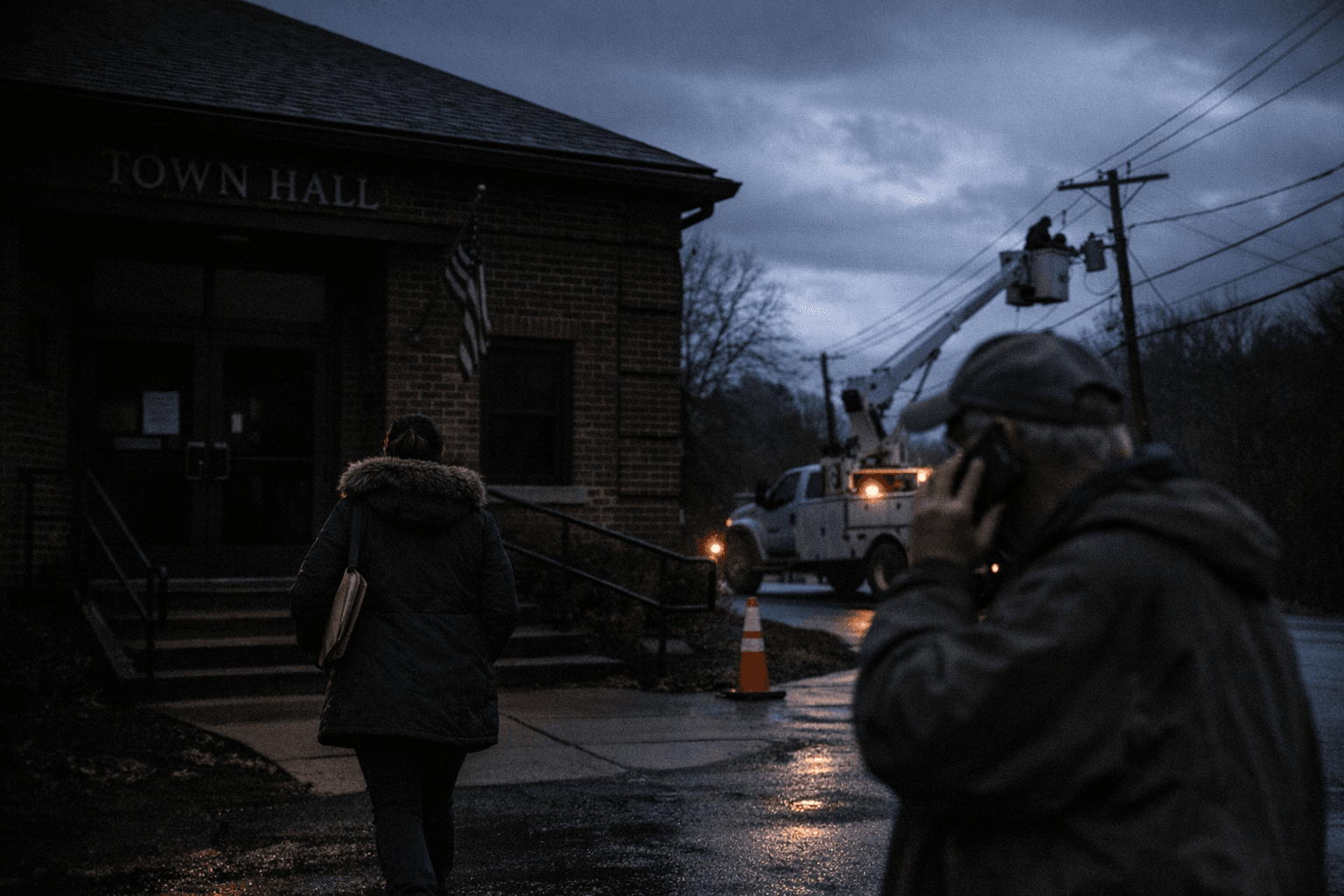 Town Offices Closed Early Due to Power Outage, Residents Advised