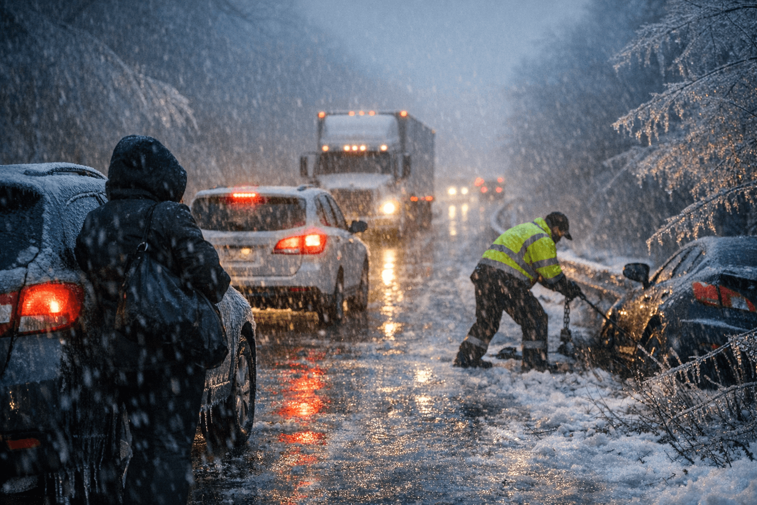 Sleet and Freezing Rain Complicated Holiday Travel Across Union County