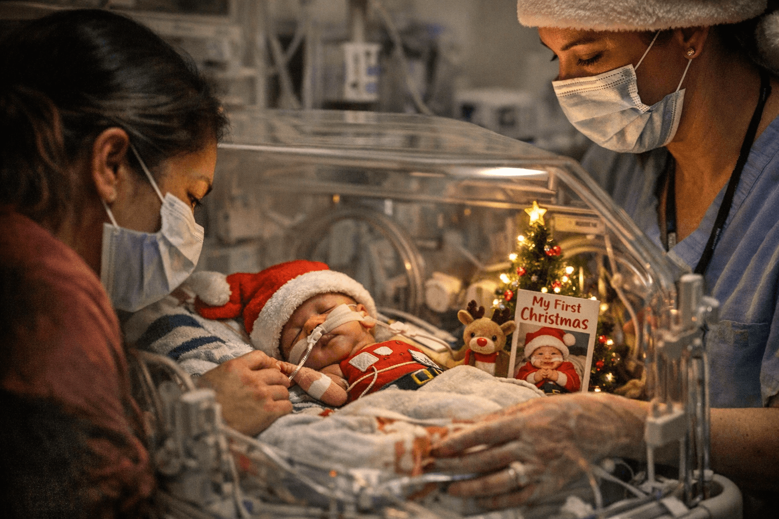 NICU Infants Celebrate First Christmas, Hospitals Bring Small Comforts