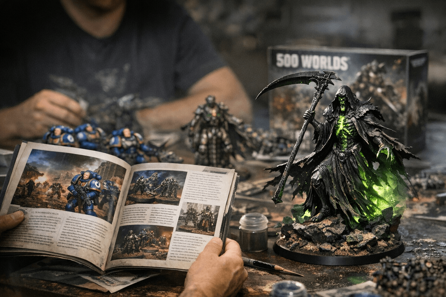 White Dwarf issue 520 previews 500 Worlds, C'tan cover and new miniatures