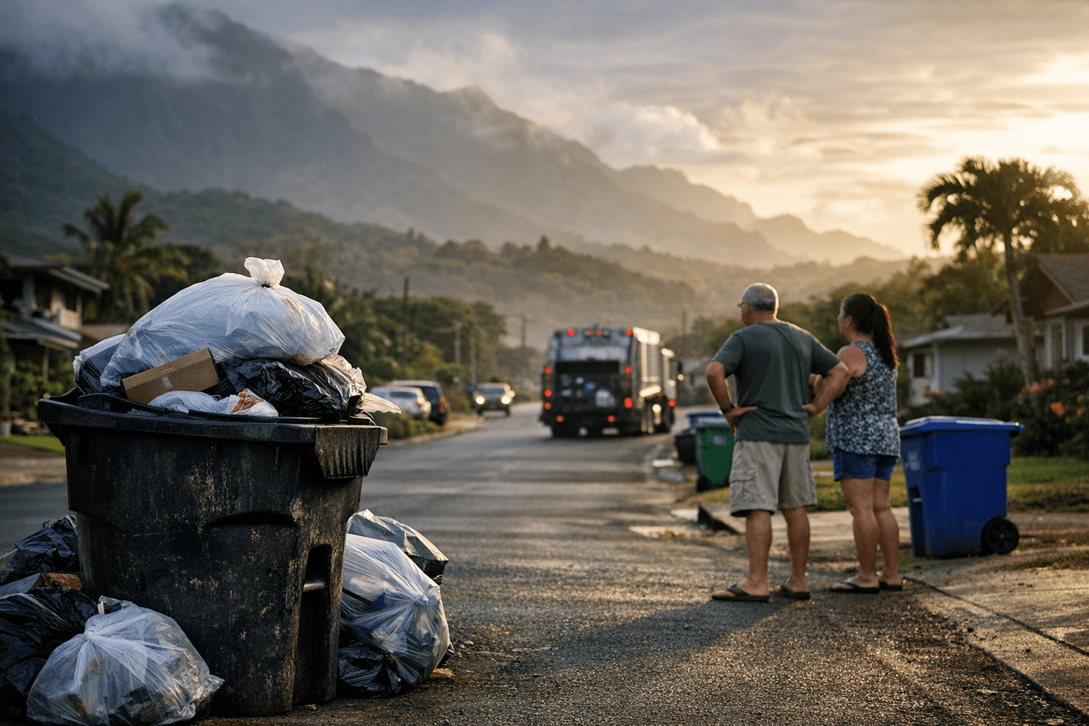 Wailua Homesteads Trash Pickup Delayed, County Plans Completion