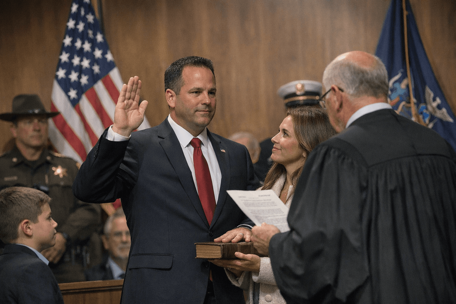 Orange County Executive Neuhaus Sworn In, Pledges Focus on Growth and Safety