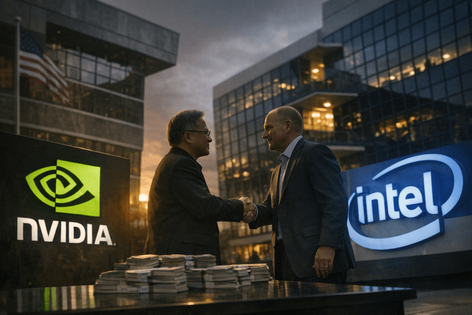 Nvidia Takes Four Percent Stake in Intel, Invests Five Billion