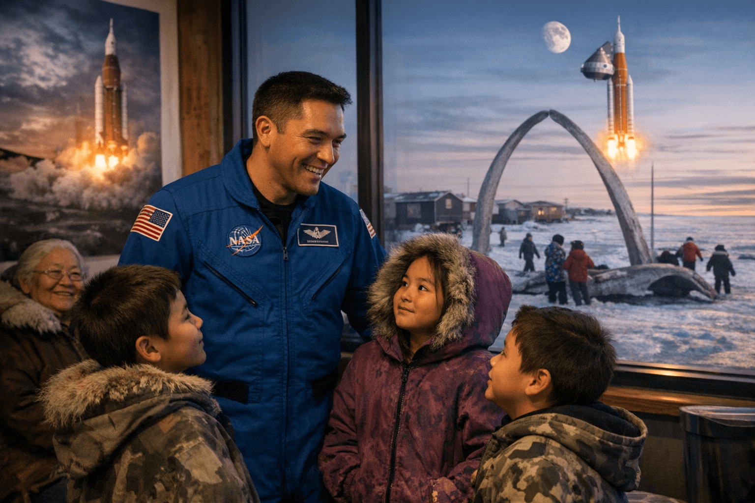 Artemis II Astronaut's Utqiaġvik Roots Inspire North Slope Community