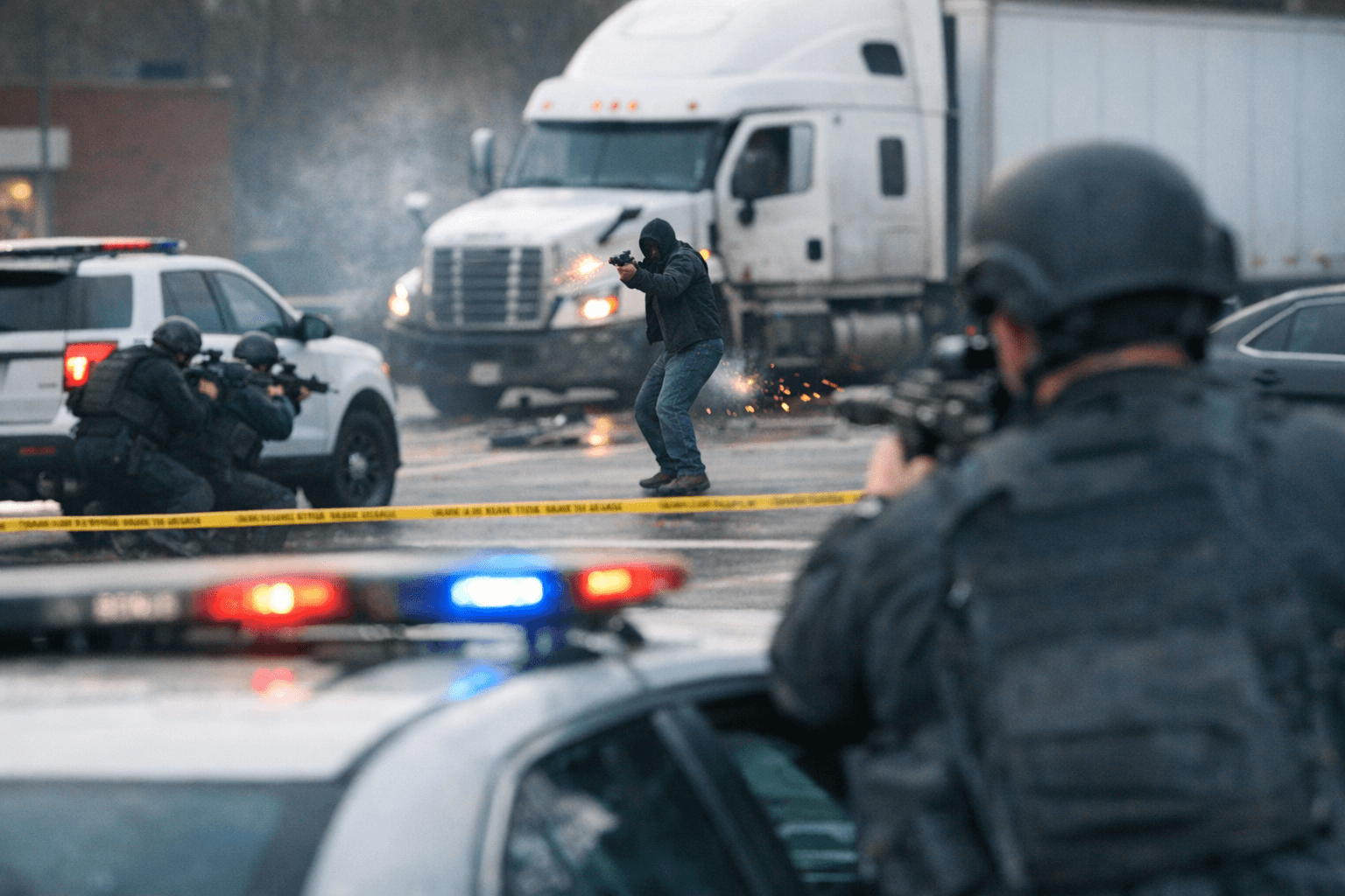 Man Charged After Armed Bank Robbery and Officer Shooting in Wake County