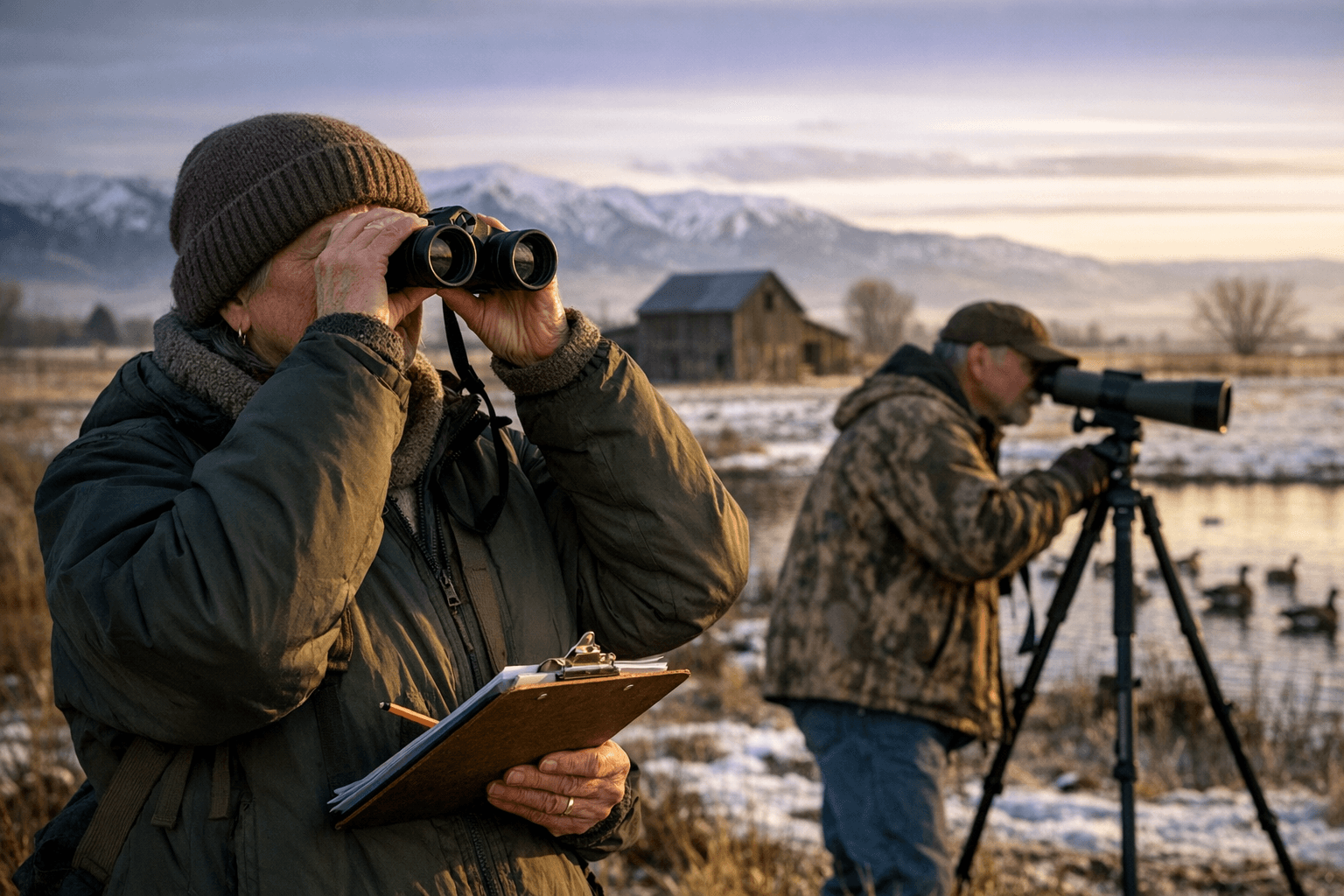 Rural Volunteers Count Birds, Track Long Term Trends in Baker County