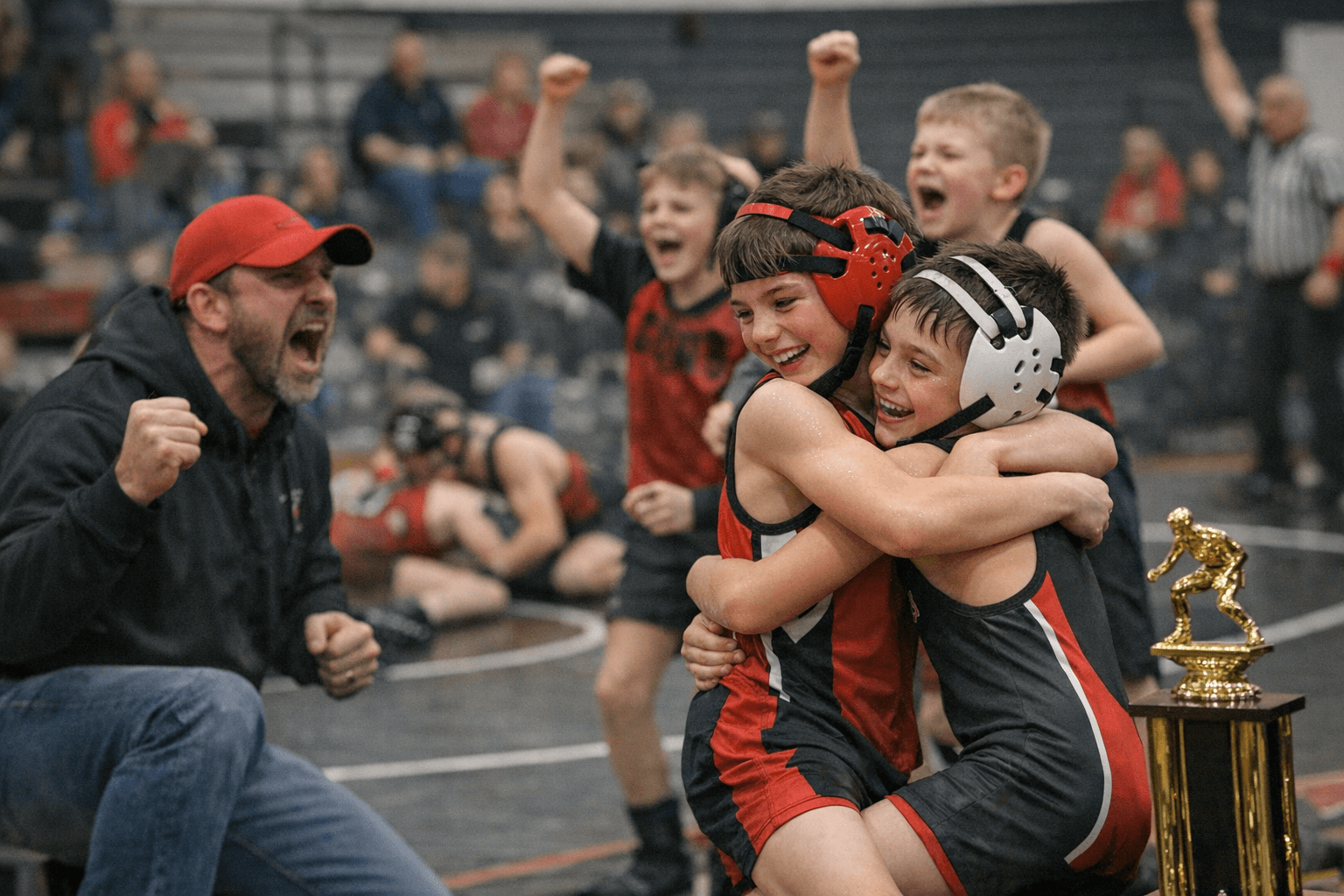 Holmes Area Wrestling Club Extends Dual Meet Win Streak to 49