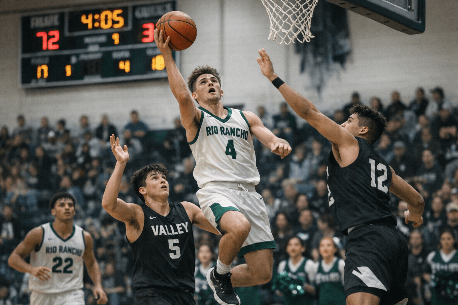 Rio Rancho Dominates Valley in Holiday Hoops Opening Day Upset