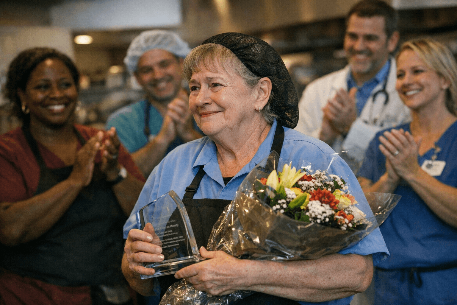 Longtime Hospital Worker Honored as Colleague of the Month