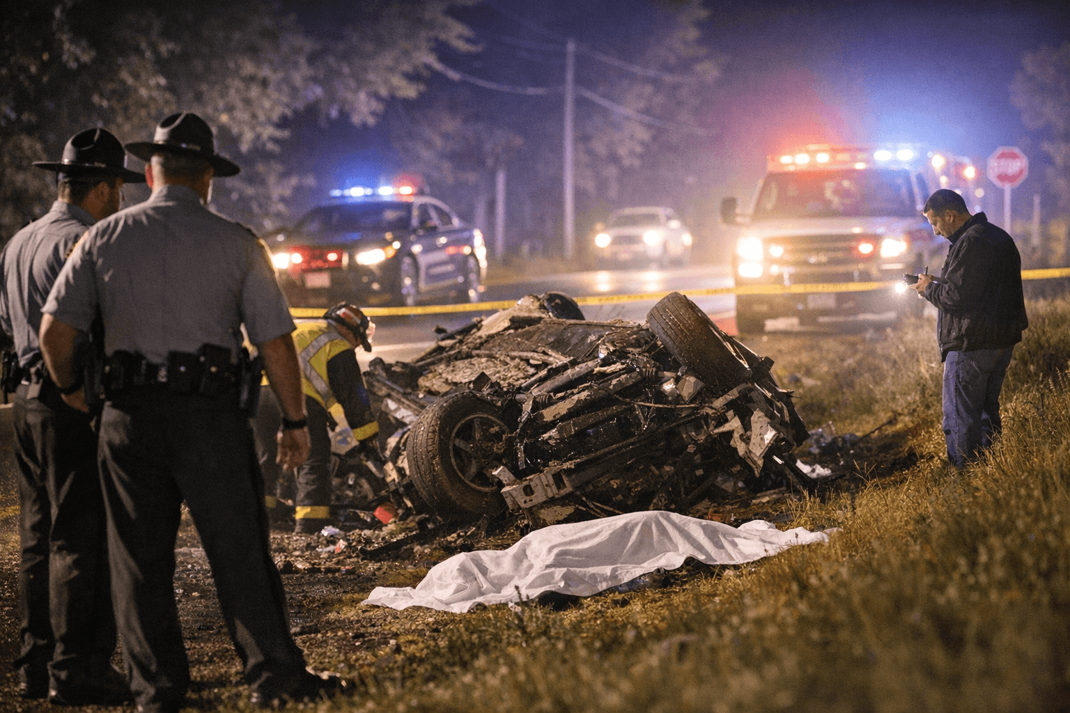 Teen Killed in High-Speed Rollover on Gibsonville Ossipee Road