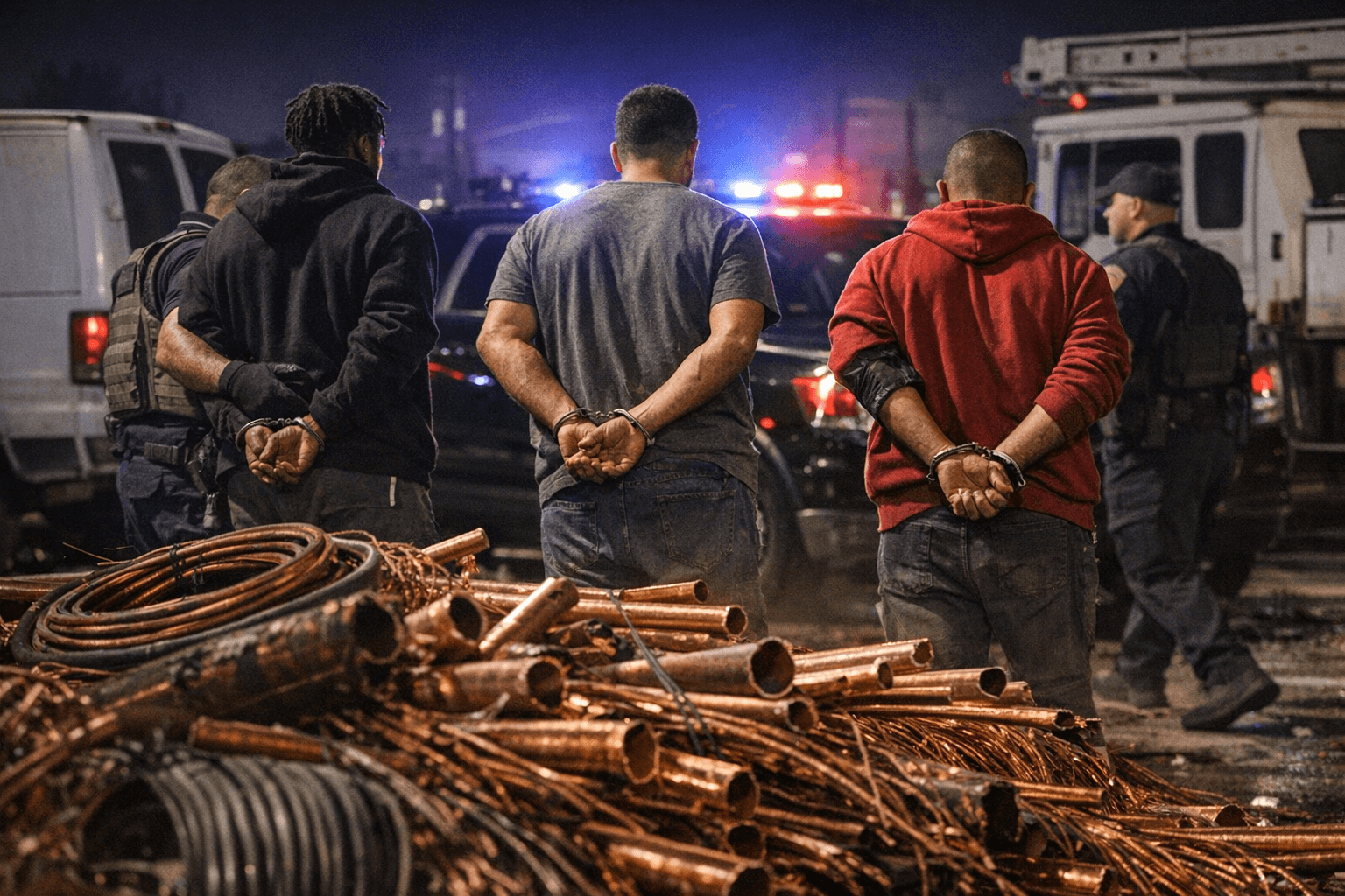 Three College Park Men Arrested in $3 Million Copper Theft Ring