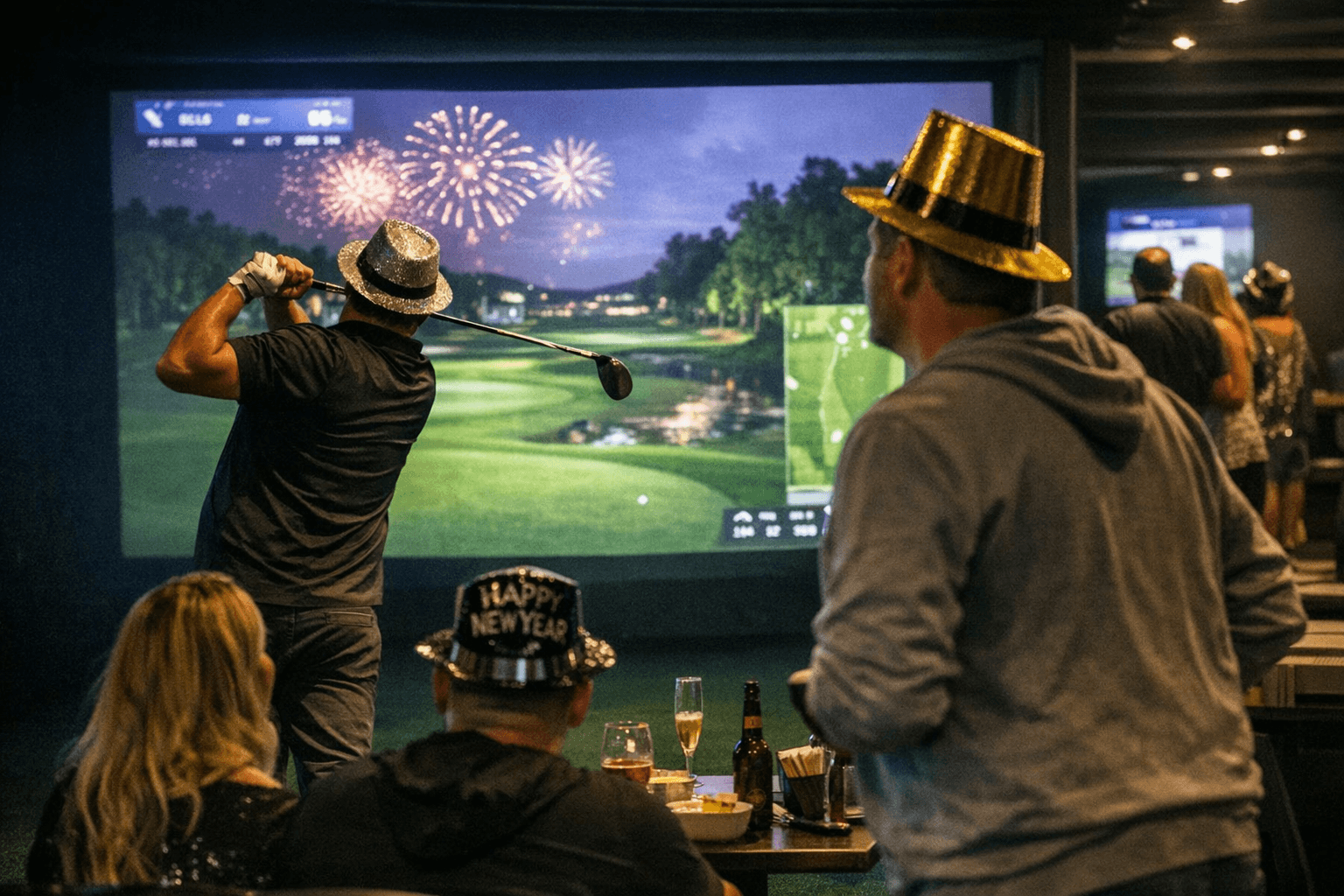 X-Golf Rockwall’s New Year’s Eve Scramble Offered Indoor Golf Alternative