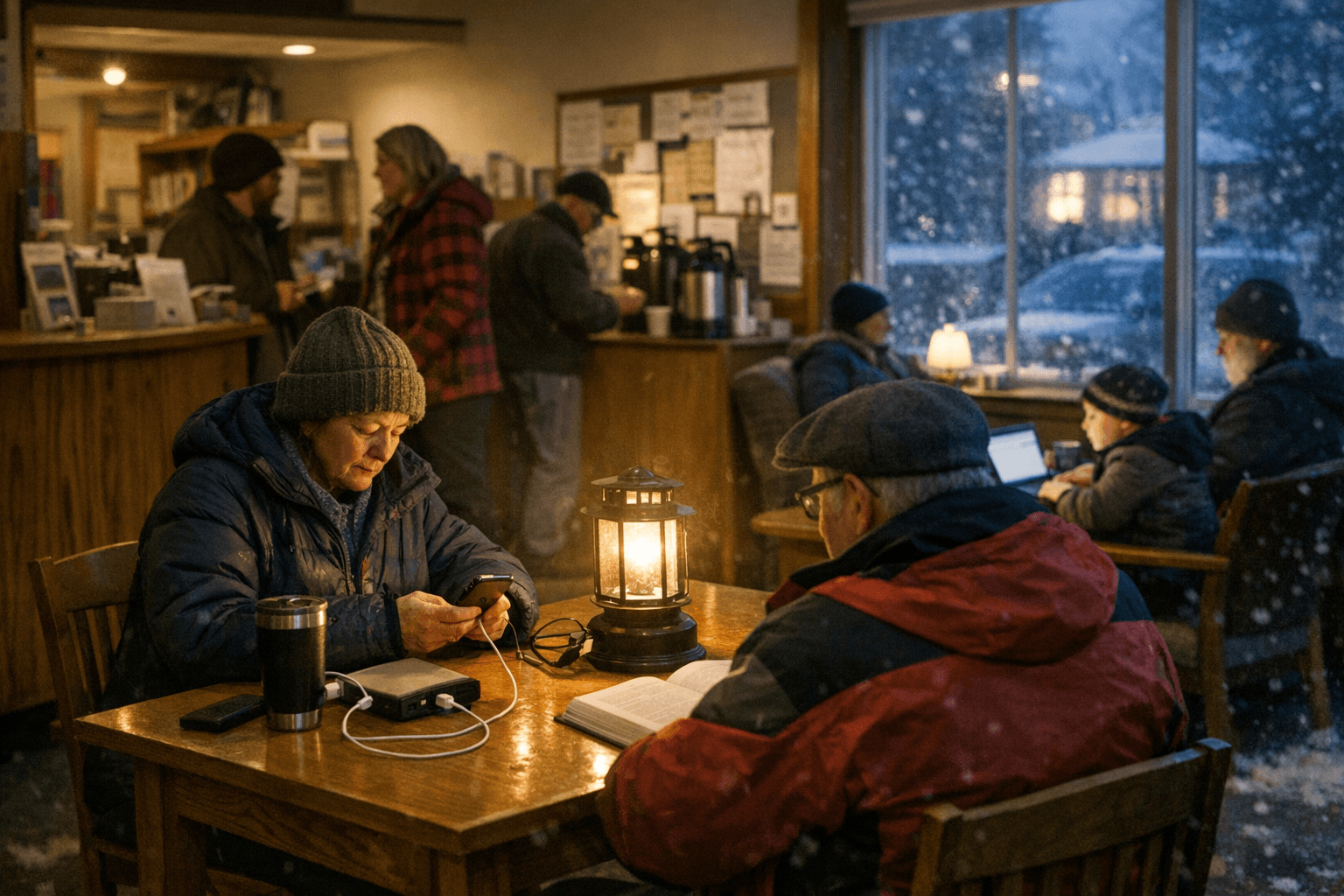 Sagadahoc Libraries and Community Centers Serve as Winter Lifelines