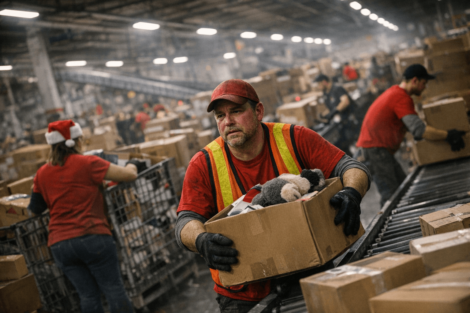 Holiday Surge Strains Target Distribution Centers, Workers Say