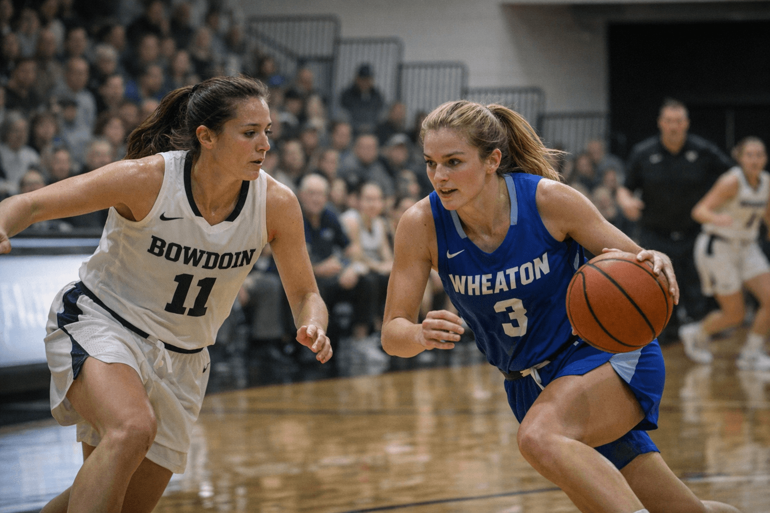 Bowdoin Hosts Wheaton Women's Basketball Game in Brunswick Tonight