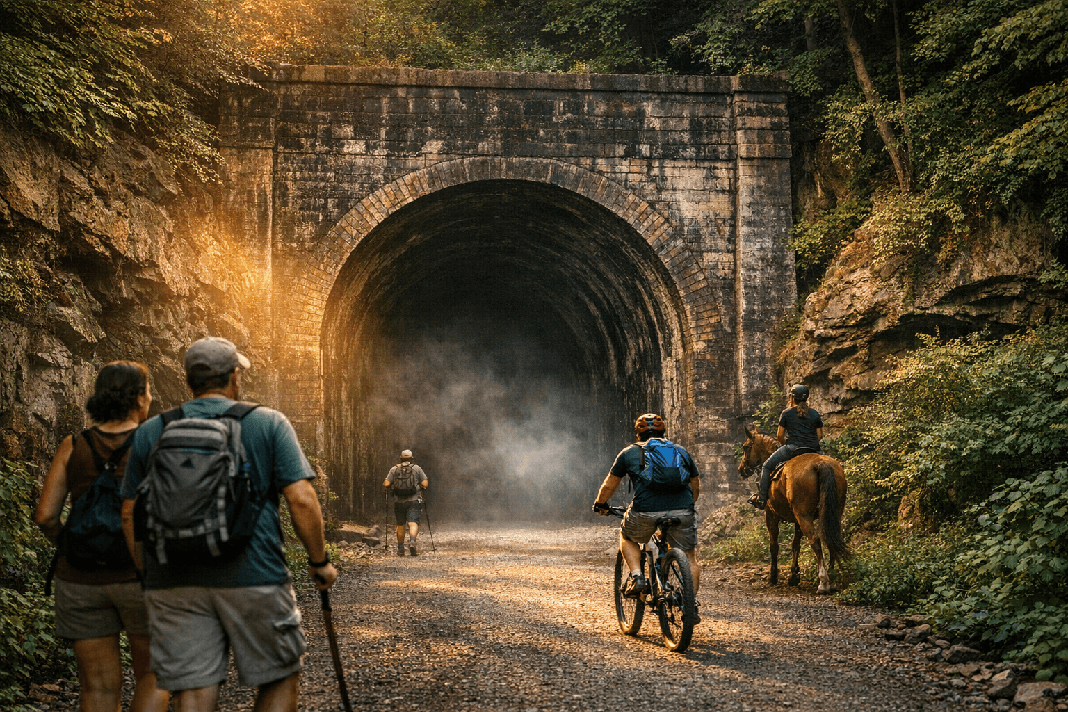 Moonville Rail-Trail Preserves History and Boosts Outdoor Tourism