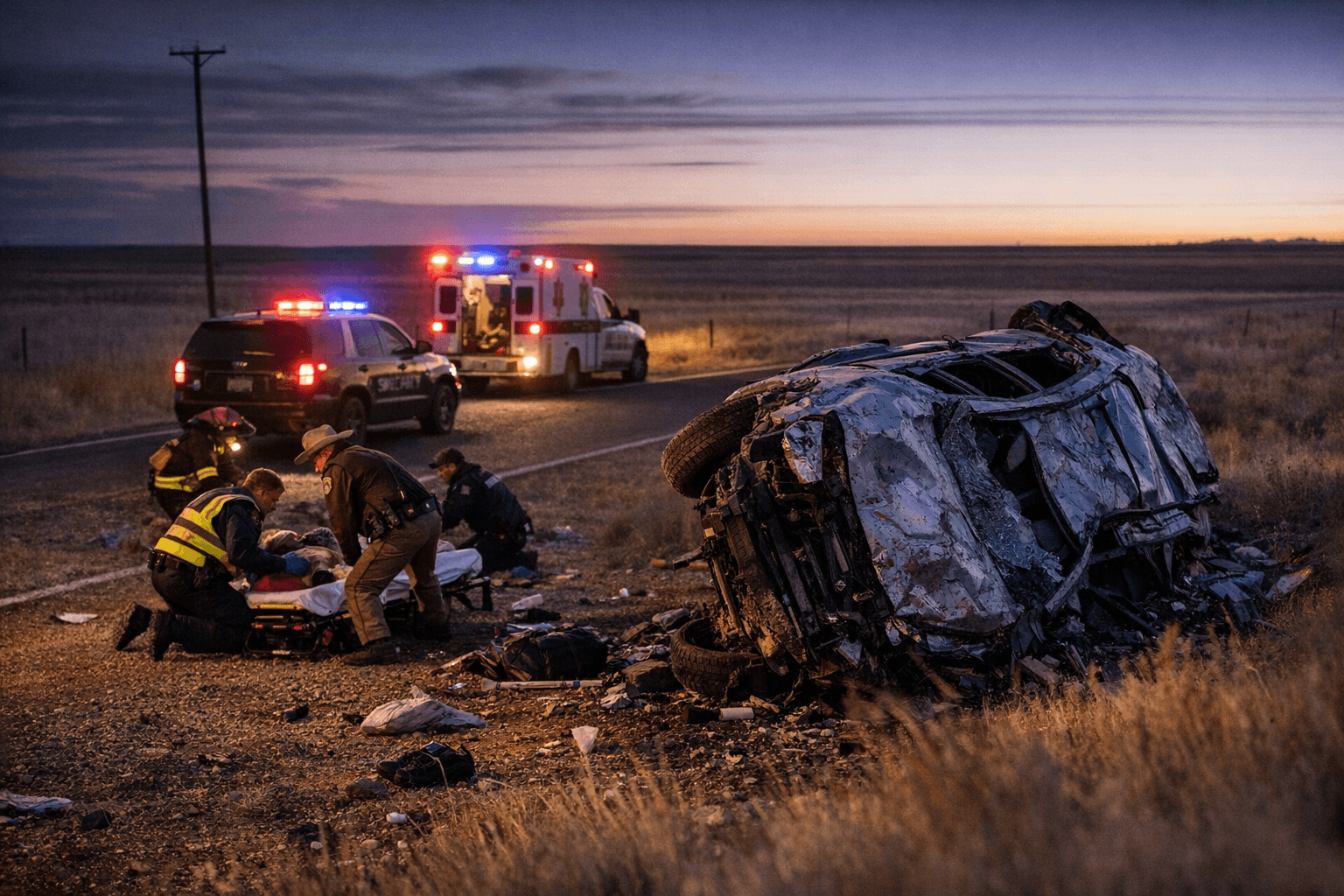 Multiple injured after single-vehicle crash near Otero-Las Animas county line