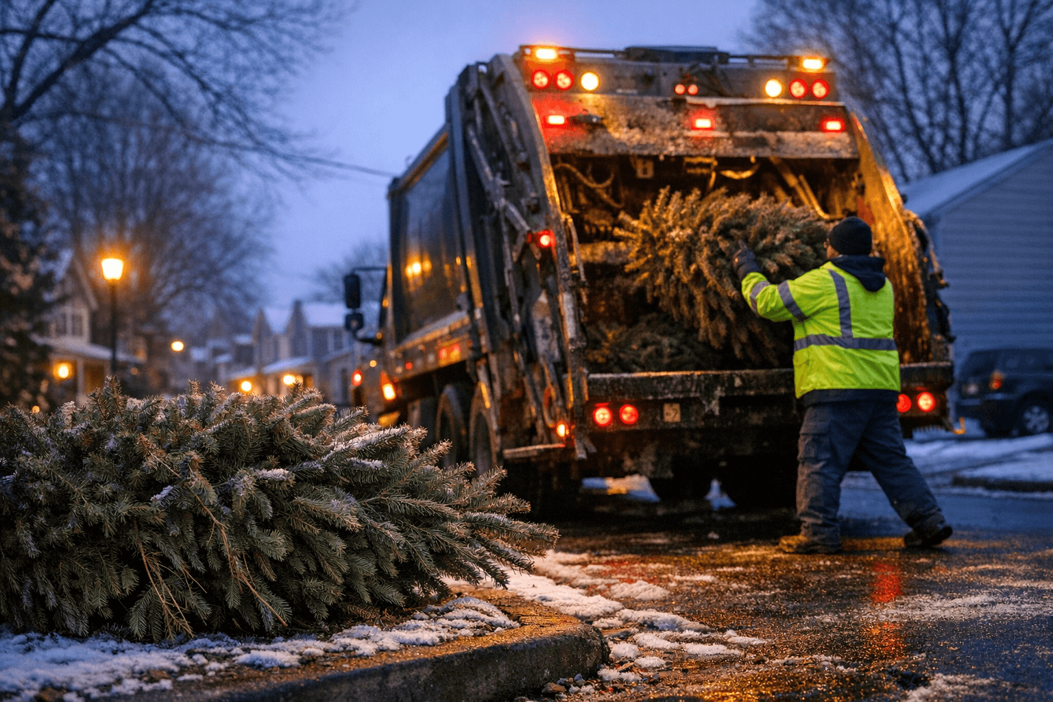 Lewisburg Announces January Curbside Christmas Tree Pickup Schedule