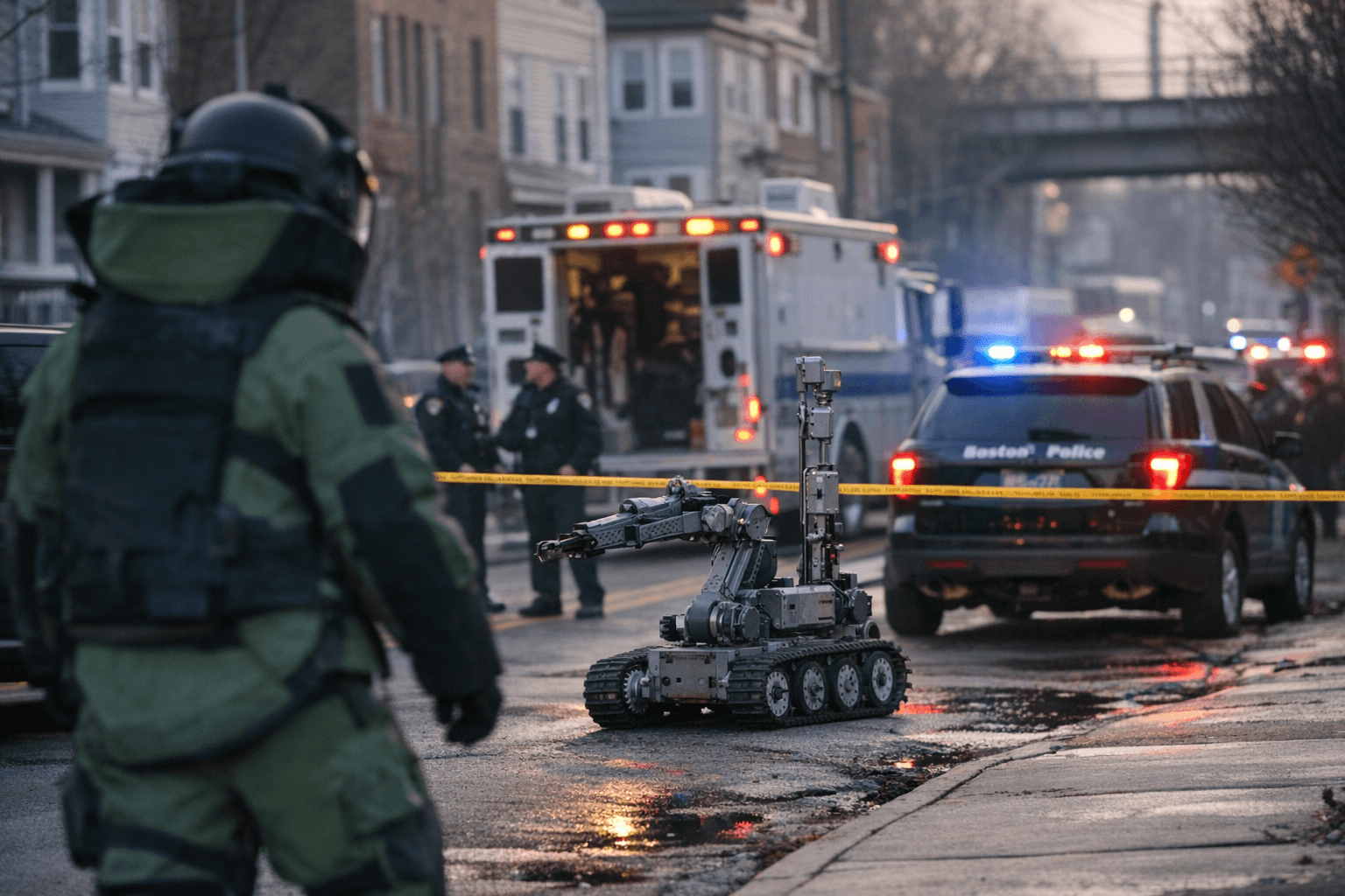 Bomb Threat Near 284 Amory Street Prompts Bomb Squad Response