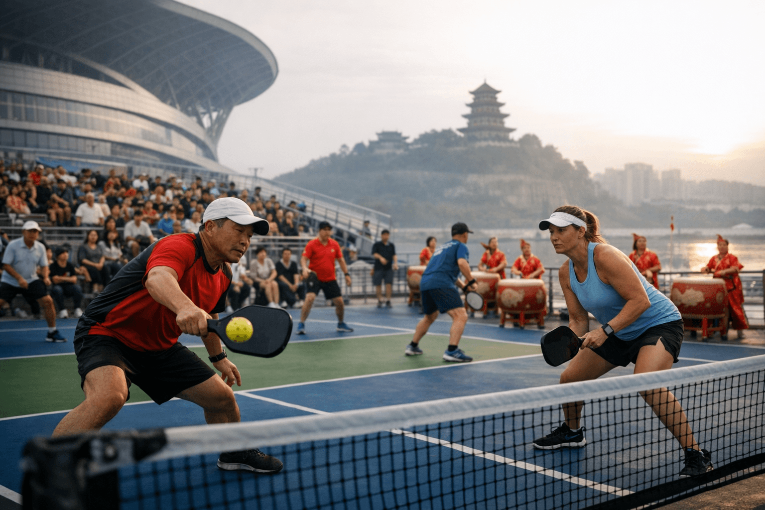 Luzhou Hosts National Pickleball Invitational Boosting Community Sports