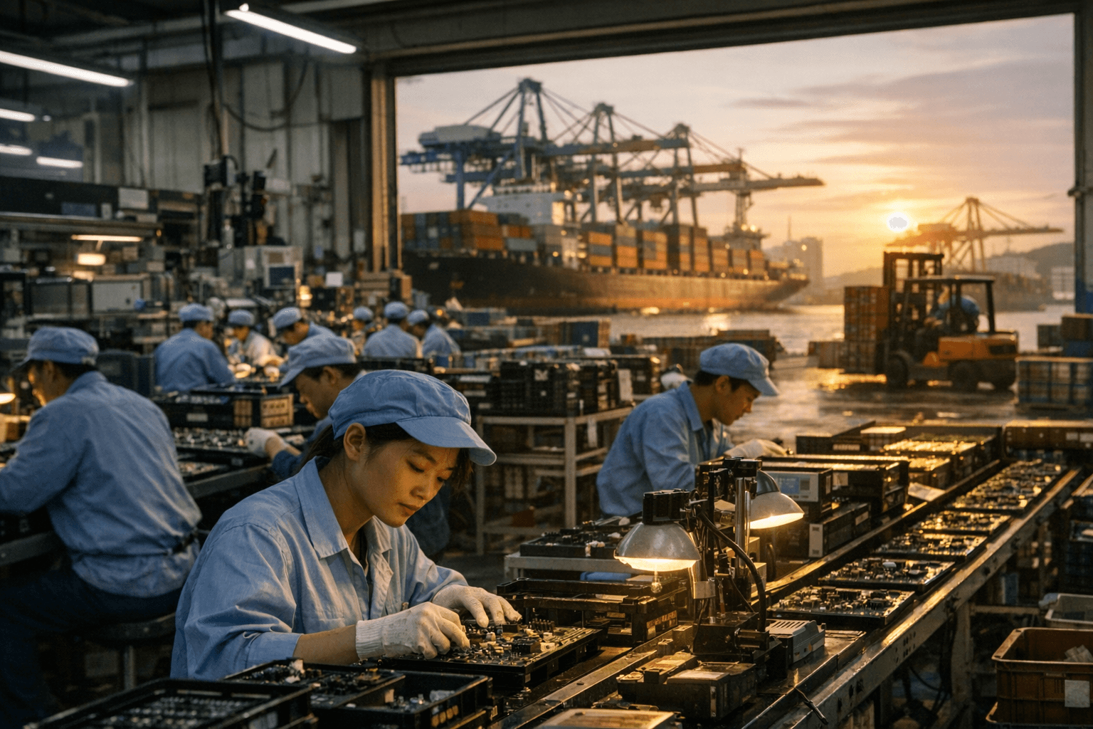 Asia’s Export Factories End 2025 Strong as Orders Rise