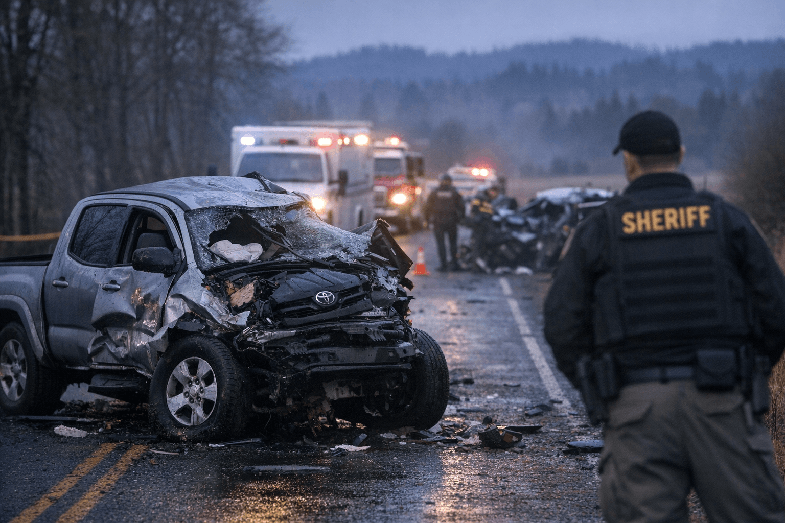 Fatal Two-Vehicle Crash West of Creswell Kills Passenger