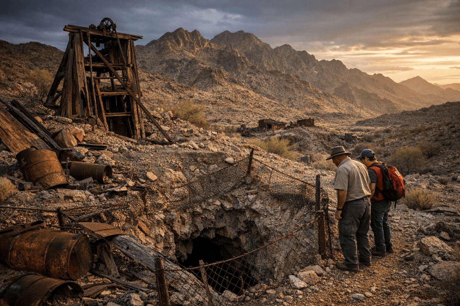 Trigo Mountains Mining Legacy Raises Land Management and Safety Questions