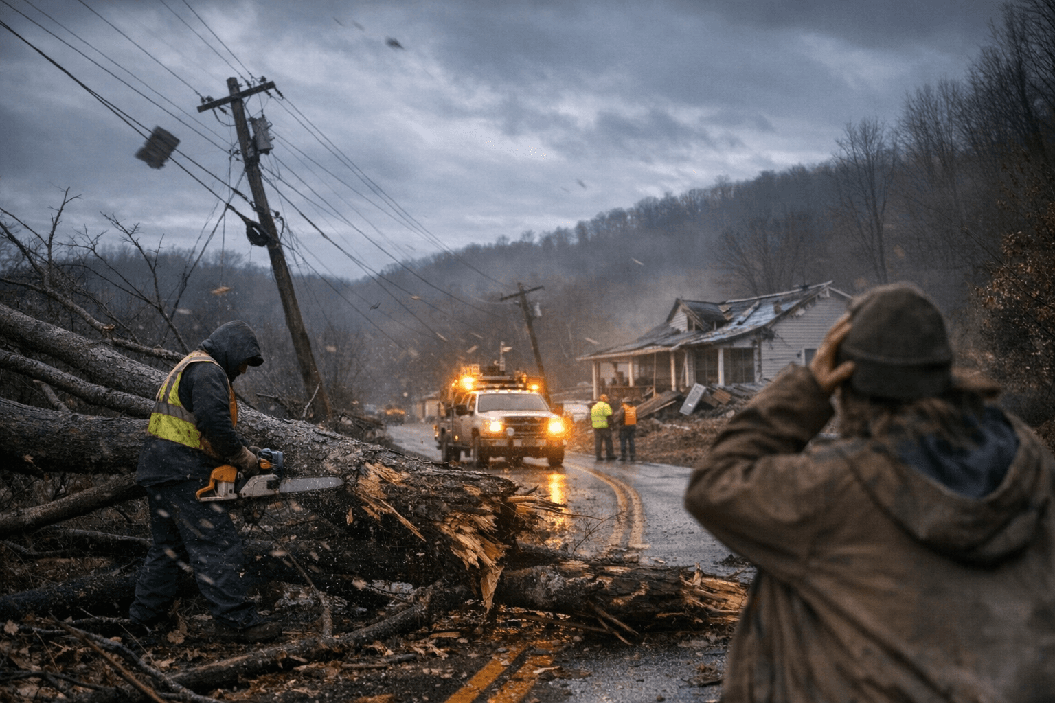 High Winds Advisory Affects Owsley County Residents and Infrastructure