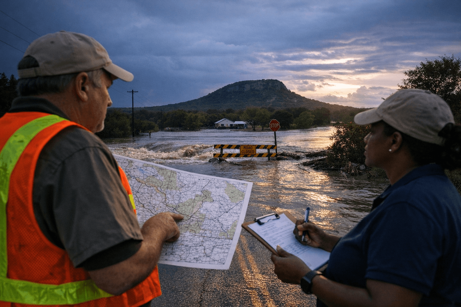 Local geographic entries inform flood planning and health equity in Coryell County