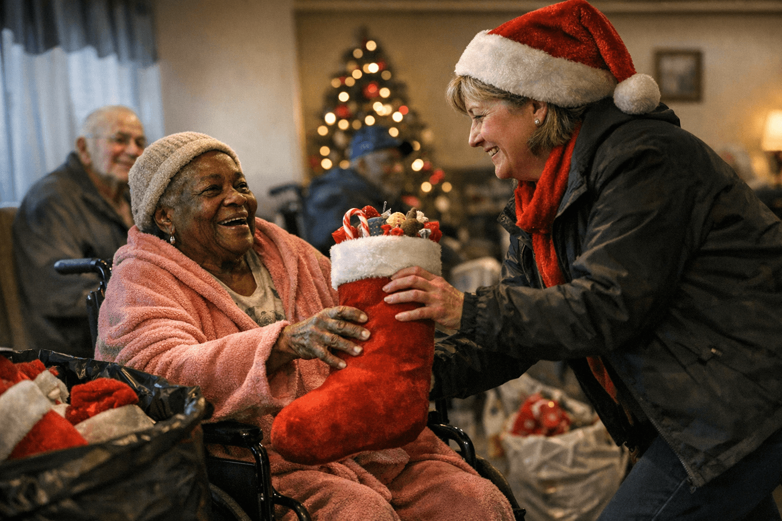State Program Delivers Holiday Stockings to Allendale County Residents