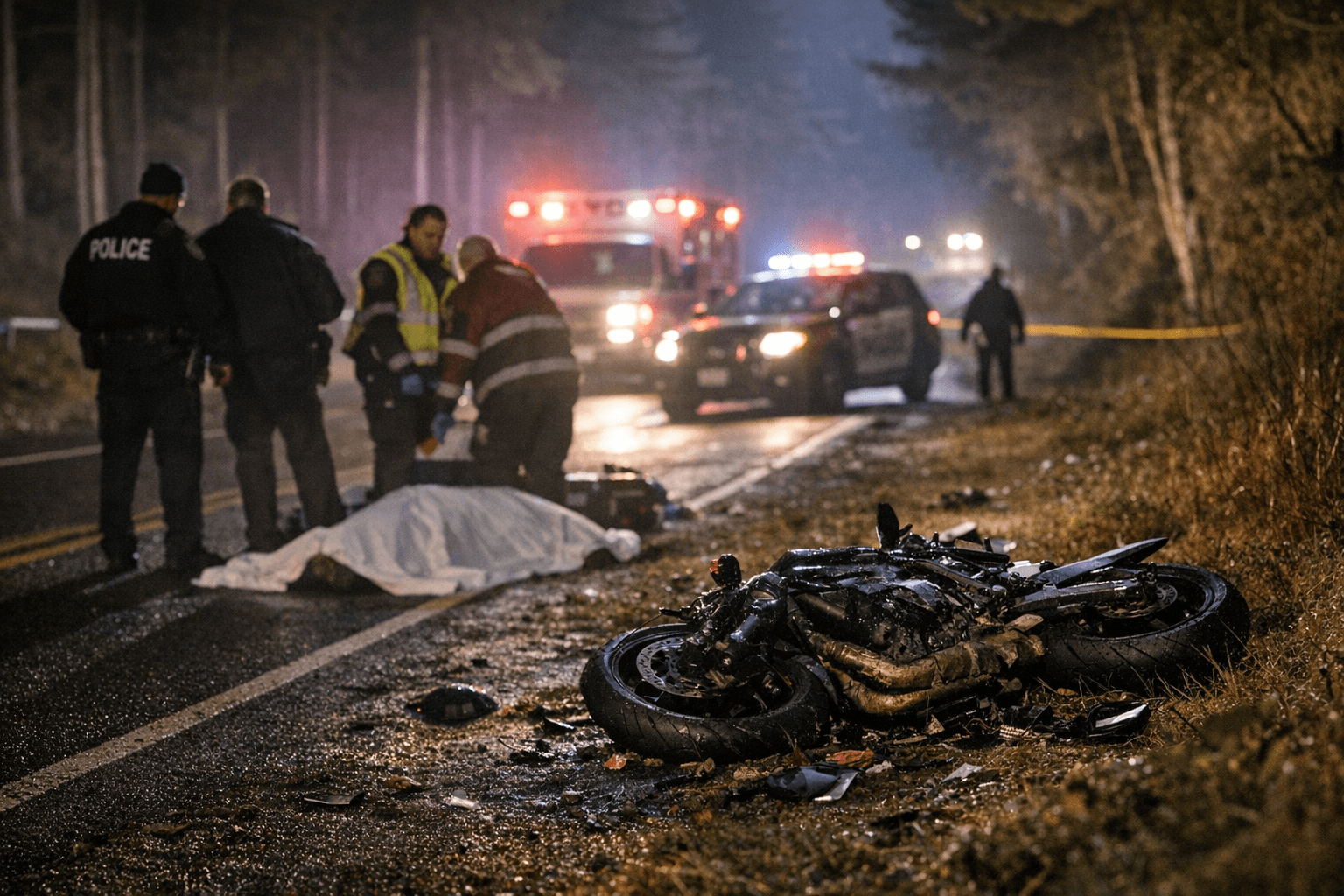 Florence Motorcycle Crash Kills 26-Year-Old Woman on Rhododendron Drive