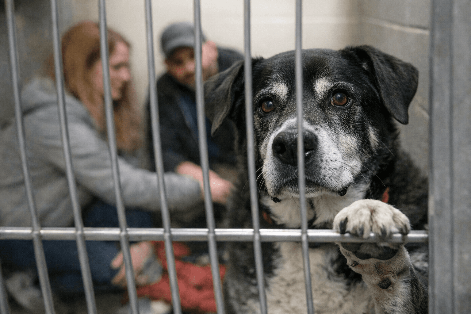 SPCA Waives Adoption Fee for 7-Year-Old Dog Hockey