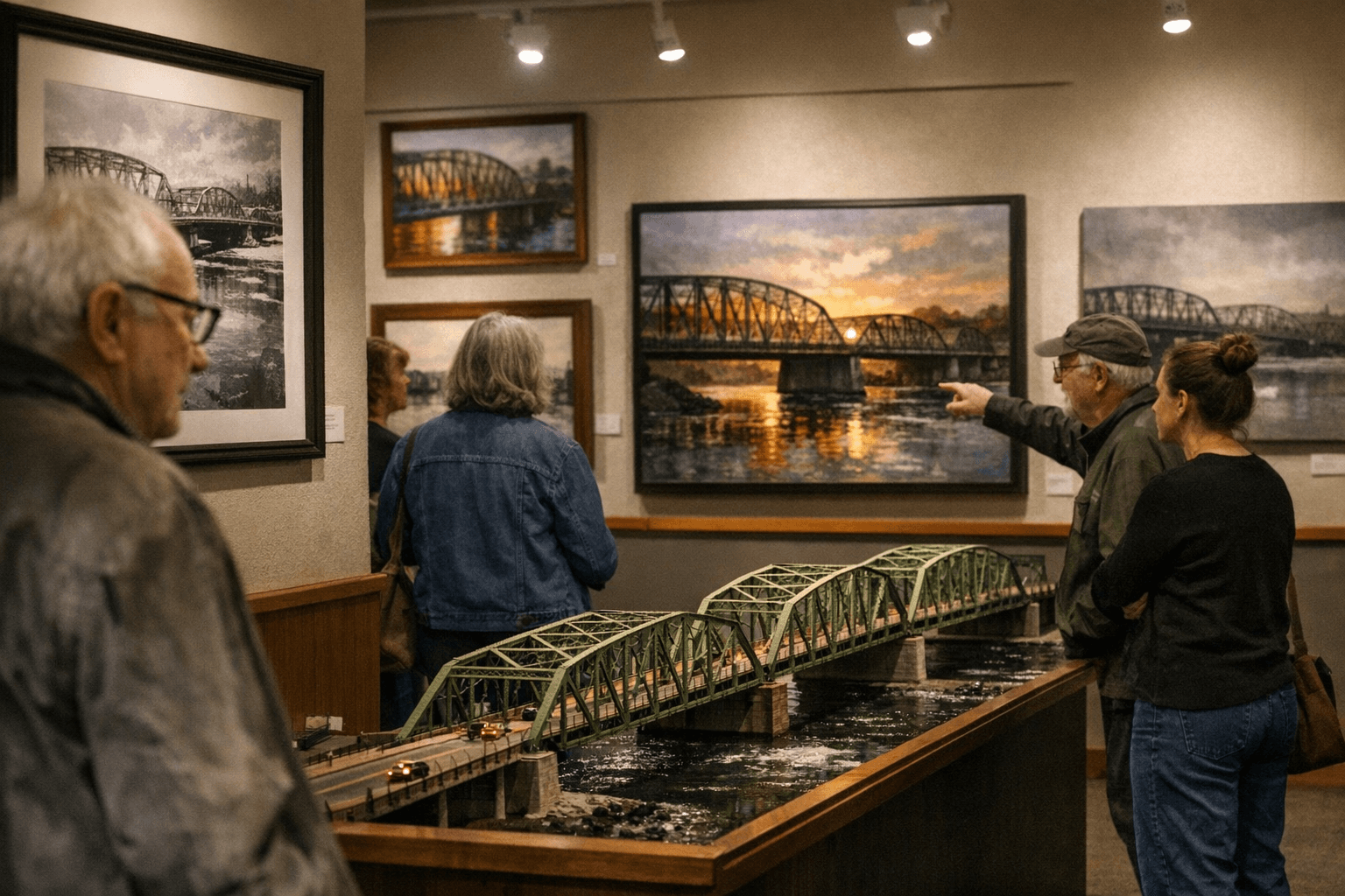 Local Library Opens Major Exhibit on Old Frank J. Wood Bridge