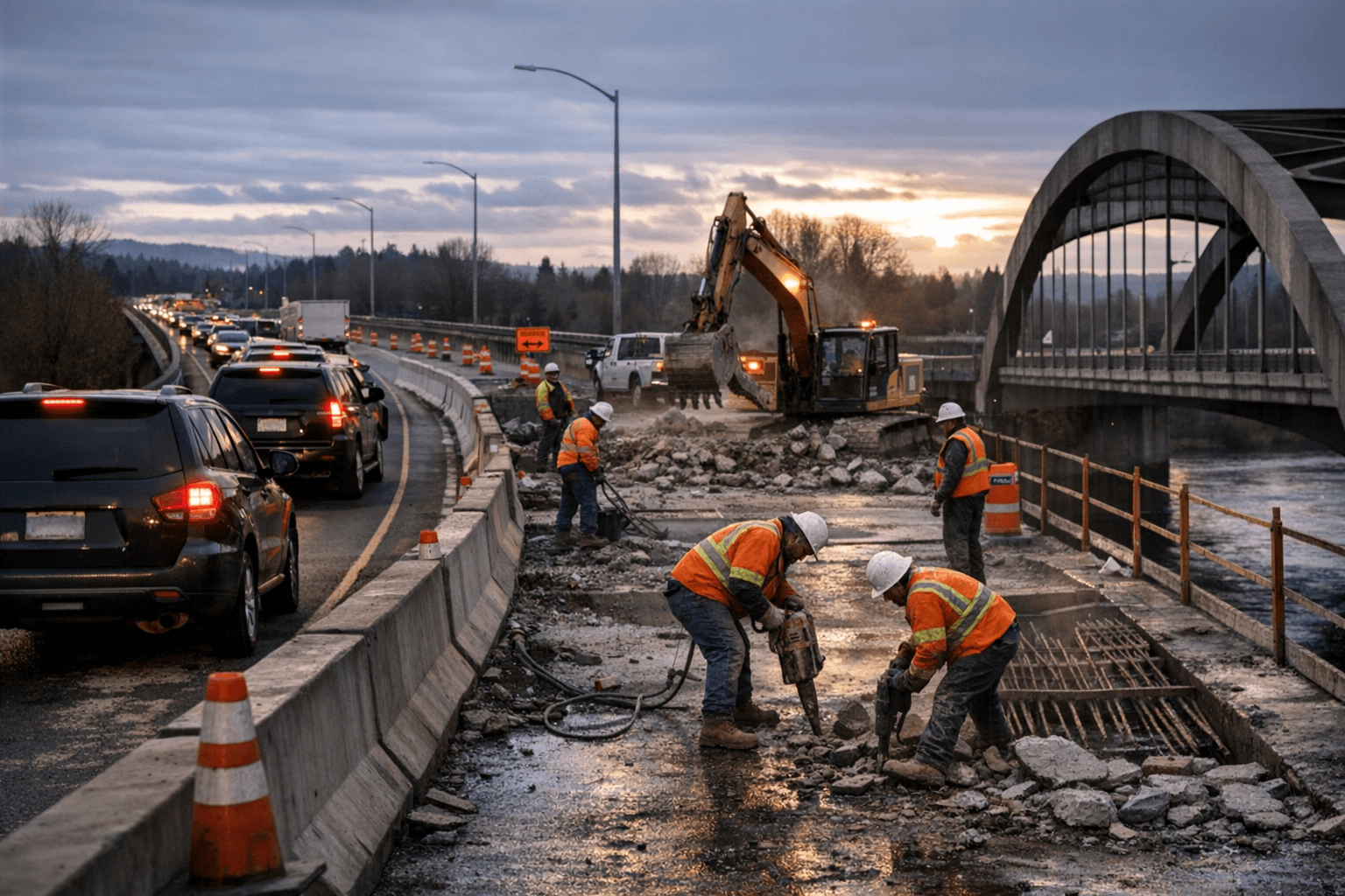 Springfield Main Street Bridge Partial Closure Begins for Repairs