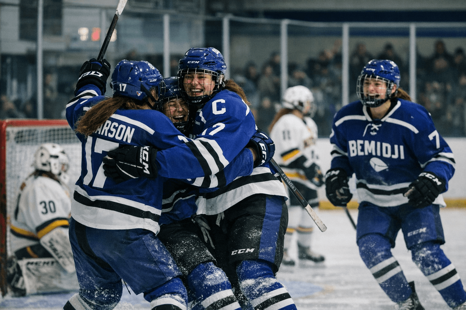 Bemidji Girls Hockey Dominates Hastings 8-0 in Holiday Classic