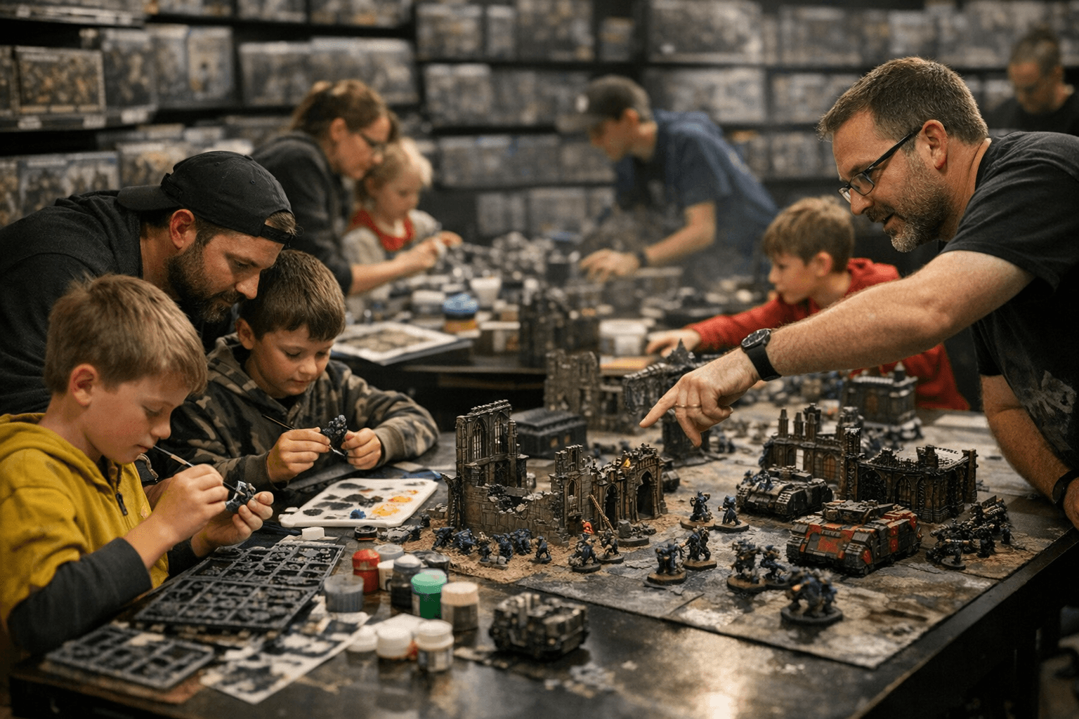 Wellington Warhammer Store Runs Build, Paint, Play Session Today