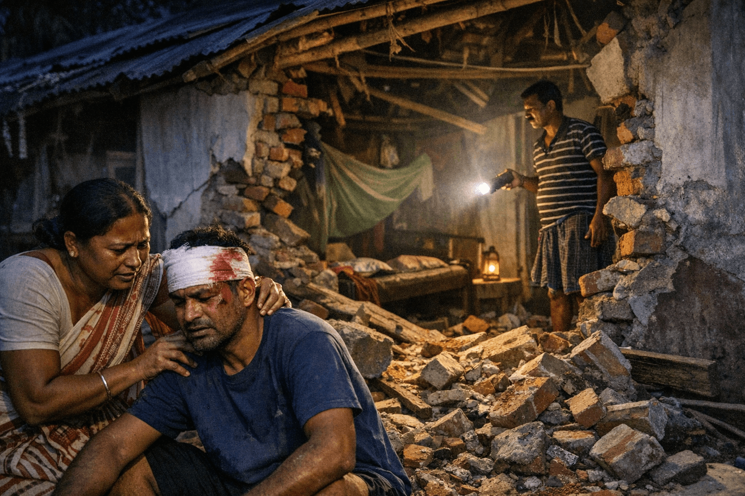 Magnitude-5.1 Earthquake Rocks Central Assam - Two Injured, Local Damage