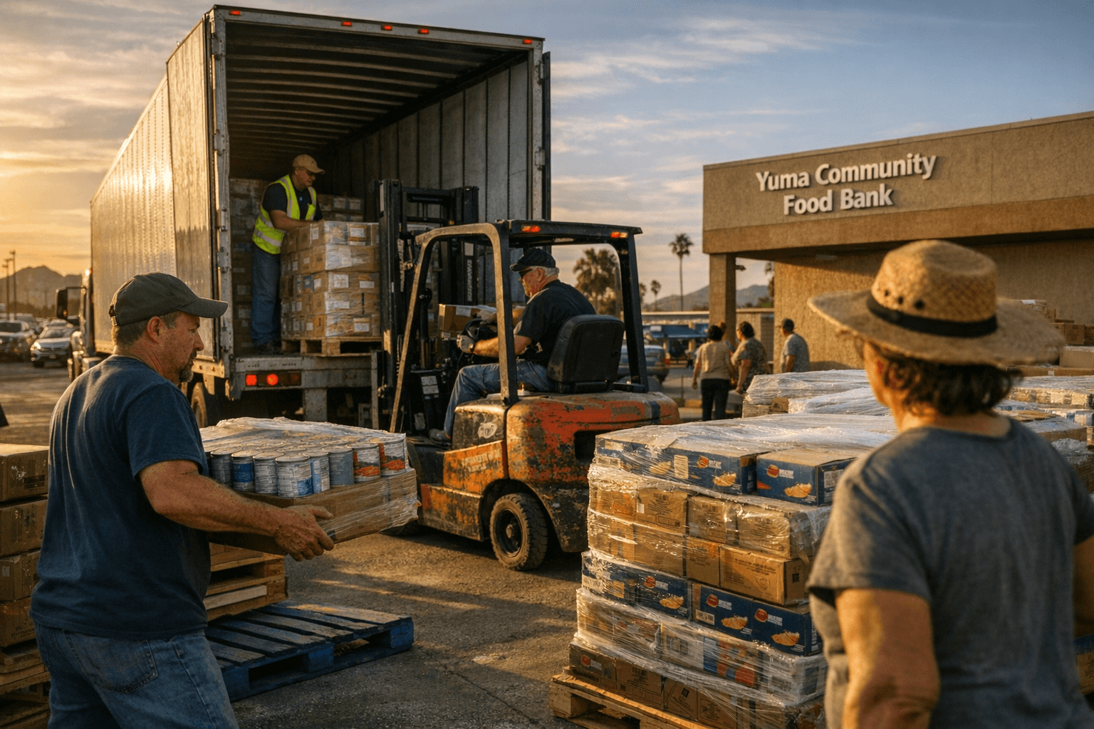 Church to Deliver 40,000 Pounds of Food to Yuma