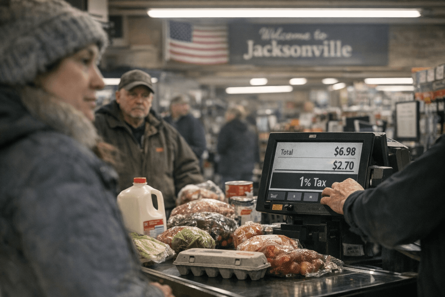 Jacksonville Keeps Local Grocery Tax as State Ends Levy