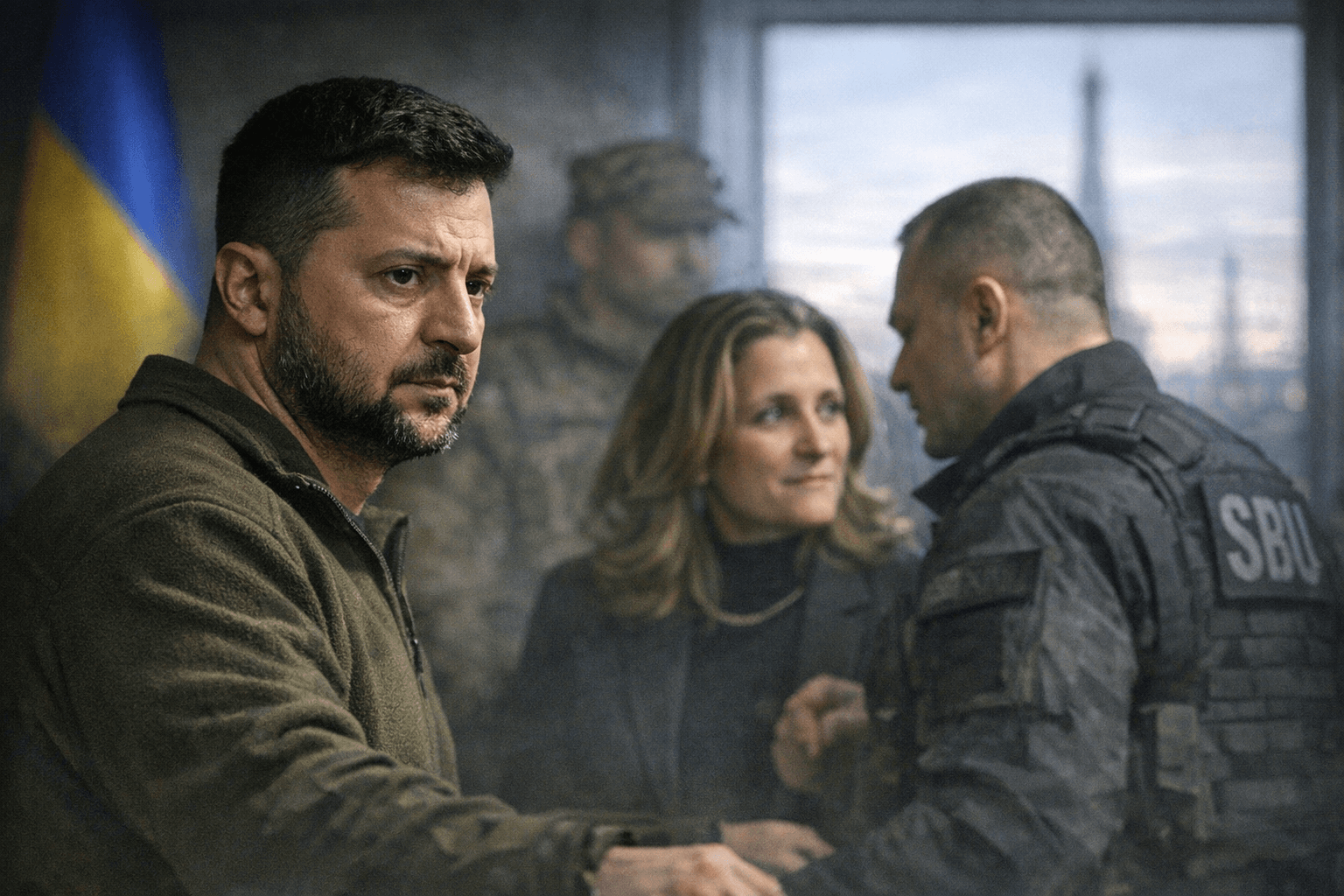 Zelenskyy Replaces SBU Head, Names Freeland Adviser Ahead Of Paris Talks