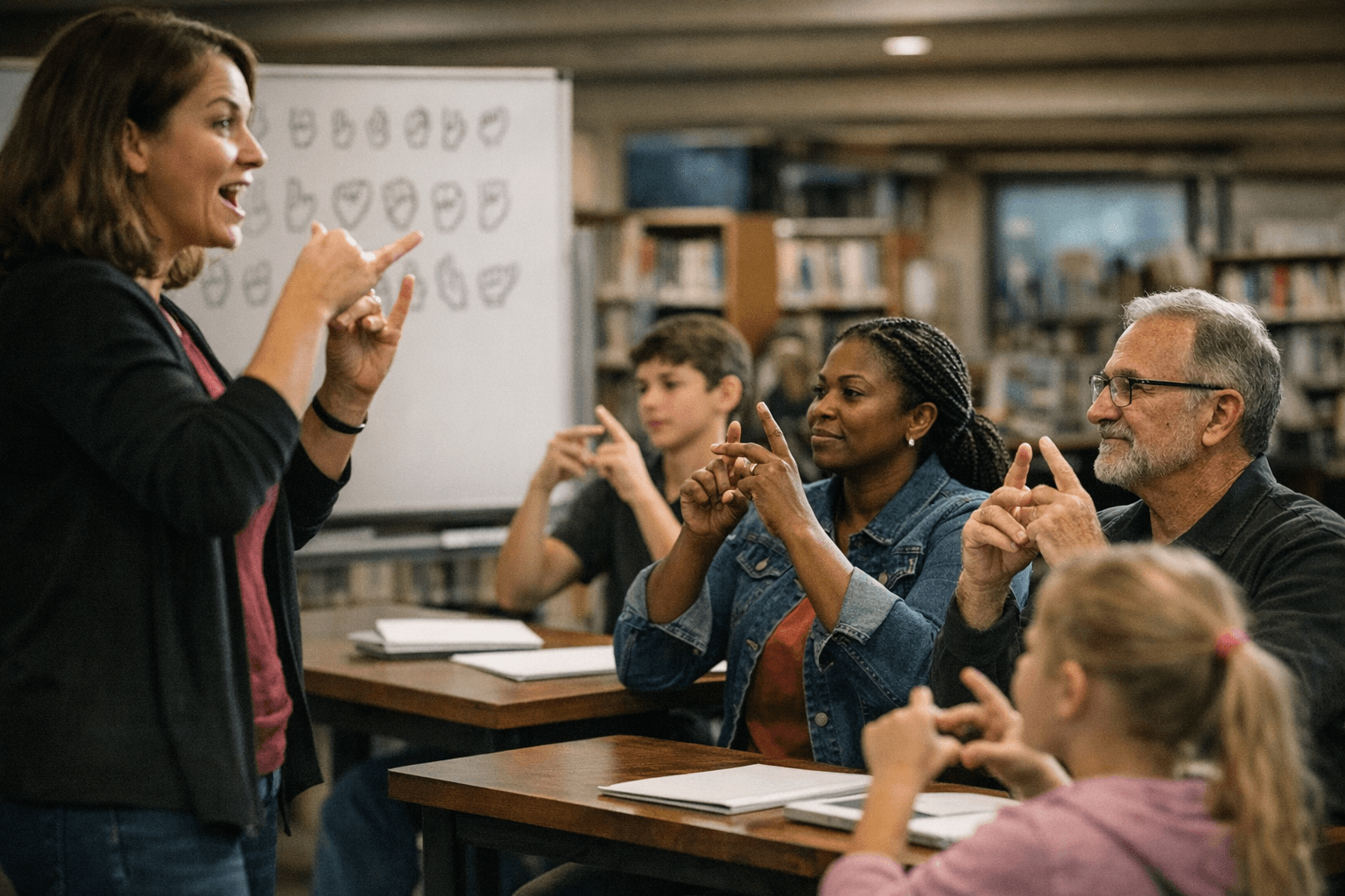 Longwood Library Hosts Free ASL Class to Boost Accessibility