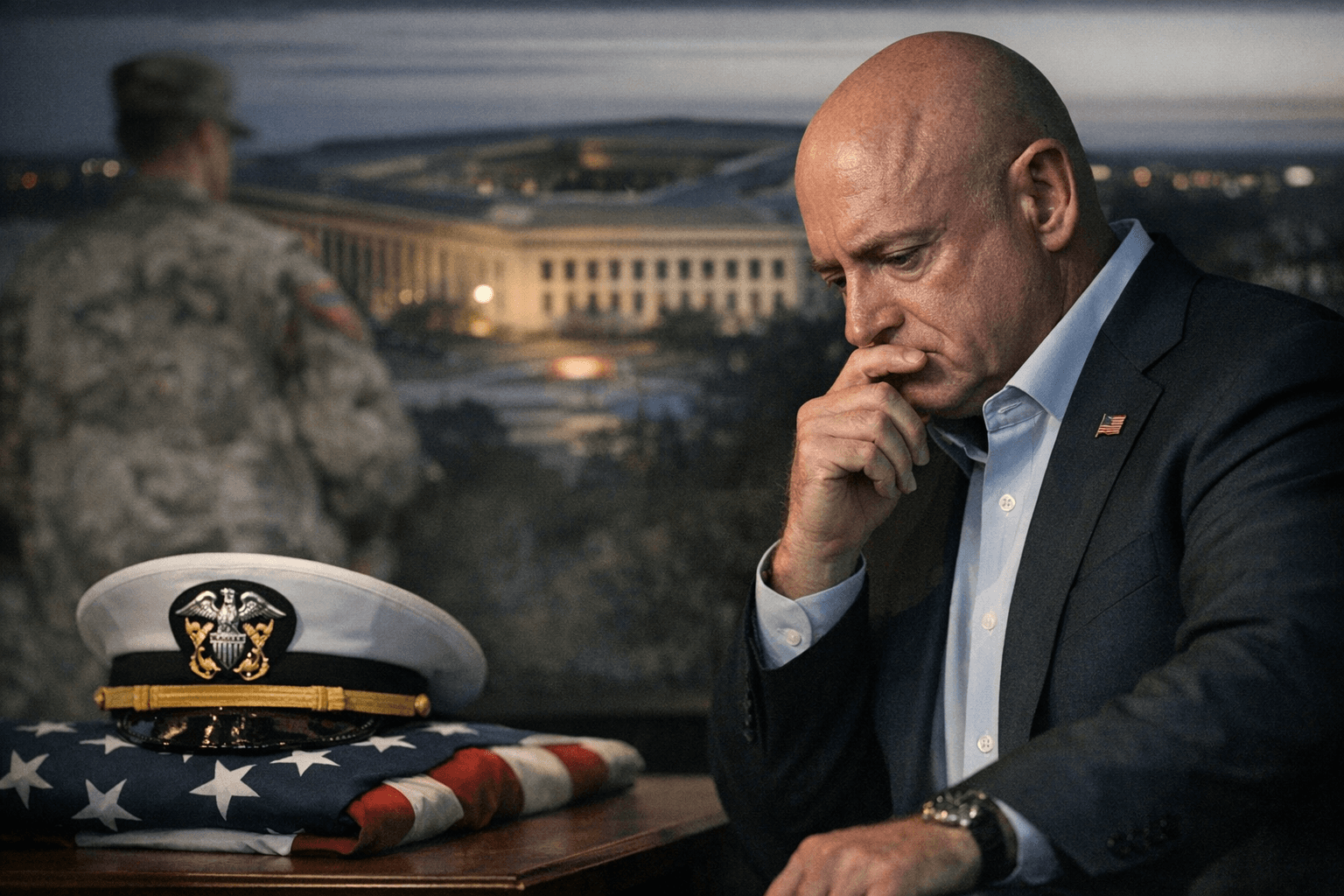 Pentagon Seeks to Reduce Sen. Mark Kelly’s Military Pension Over Video