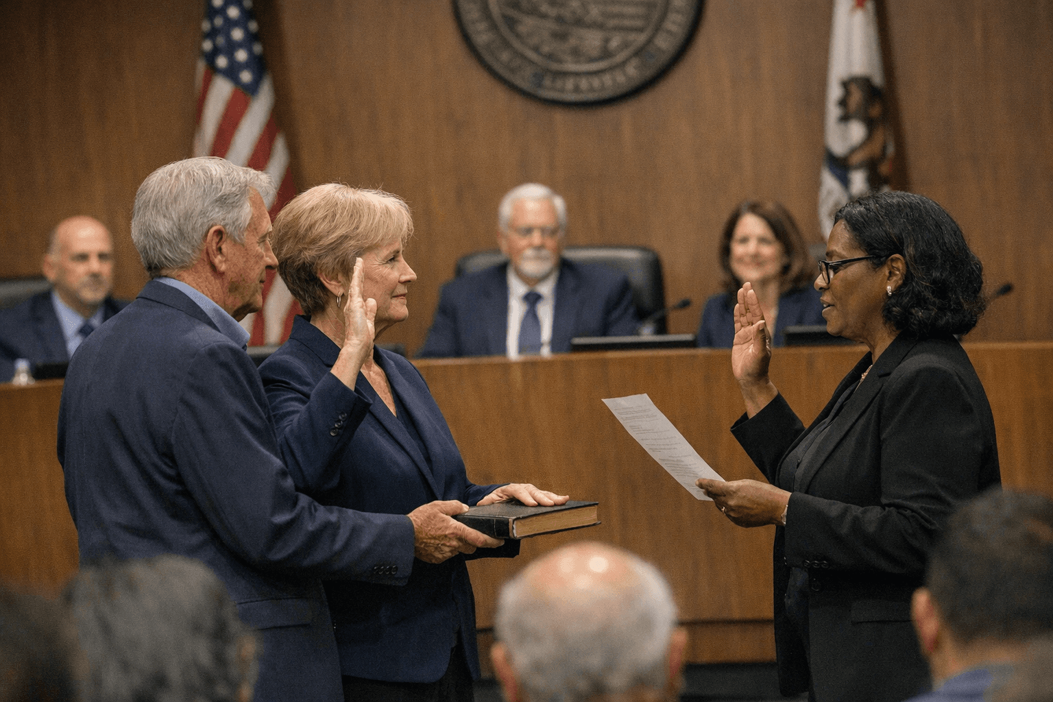 Claremont City Council Holds Special Meeting to Swear In Officials