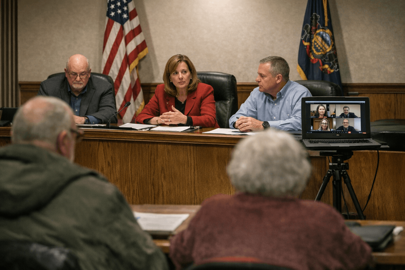 Union County held Salary Board meeting; commissioners meet today with Zoom access